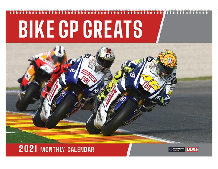 Bike Grand Prix Greats 2021 Wall Calendar