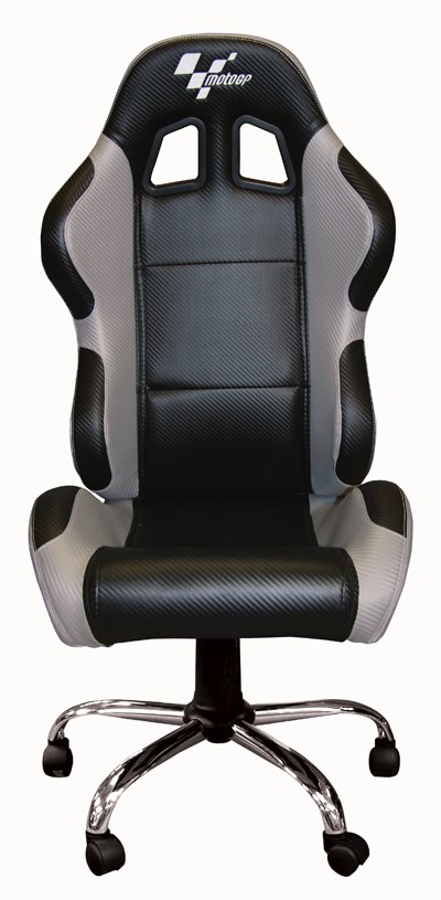 MotoGP Rider Chair Black/Grey/Carbon Effect