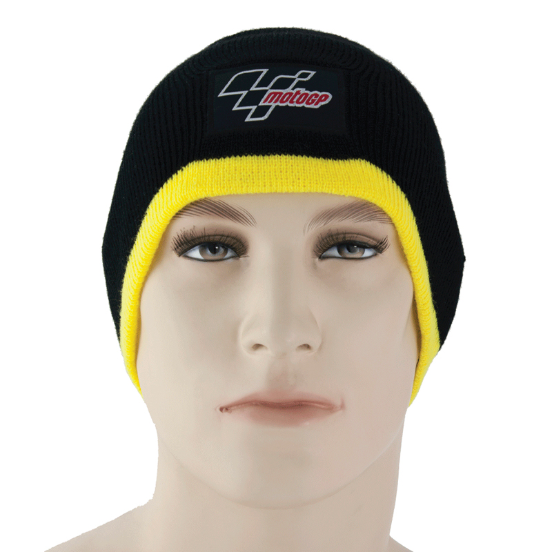 Ideal Gift/Present! In Black One Size Fits All Official Moto GP Beanie Hat 