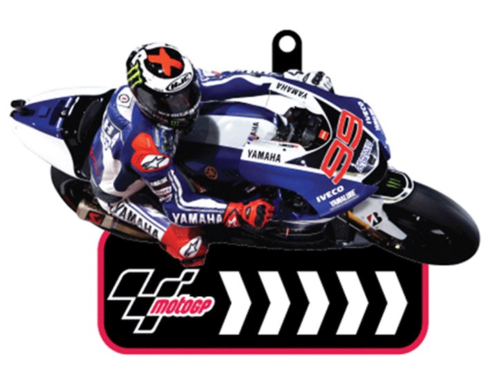 MotoGP Printed PVC Keyfob - Lorenzo  #99