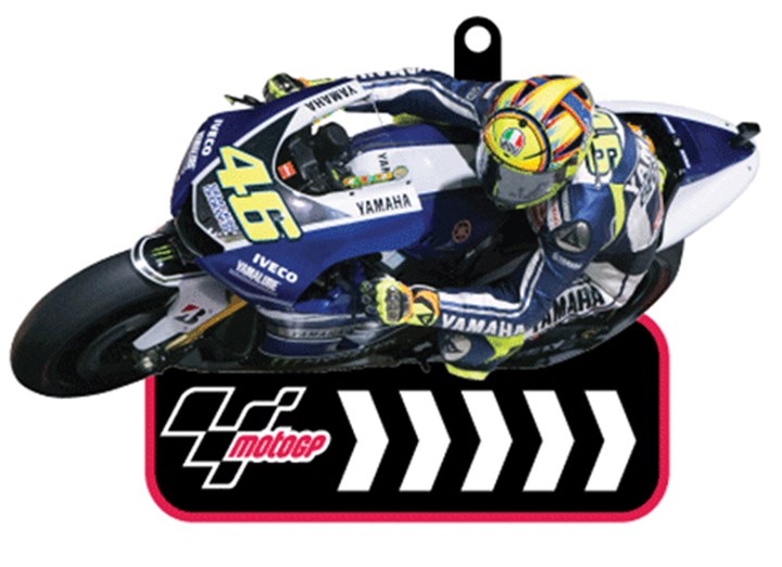 MotoGP Printed PVC Keyfob - Rossi  # 46