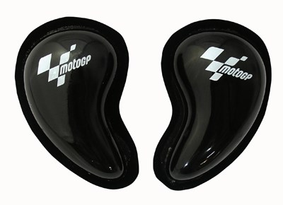MotoGP Tear-Drop Knee Sliders Black (Pair)