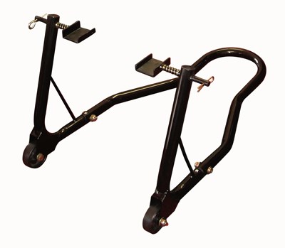 MotoGP Rear Track Stand Round Tubing Black