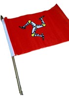 Small Manx Flag 9'' x 6''