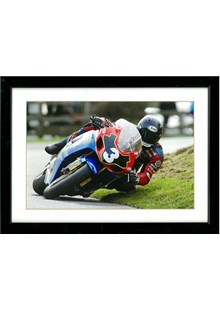 Guy Martin Print A4 Framed