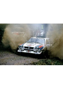 Lancia Delta S4 of Markku Alen 1985 RAC , Mounted, A1