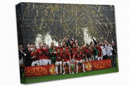 Manchester United A0 Canvas Print