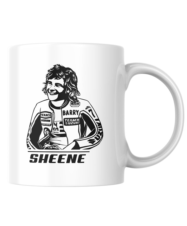 Barry Sheene Stencil Art Mug - click to enlarge