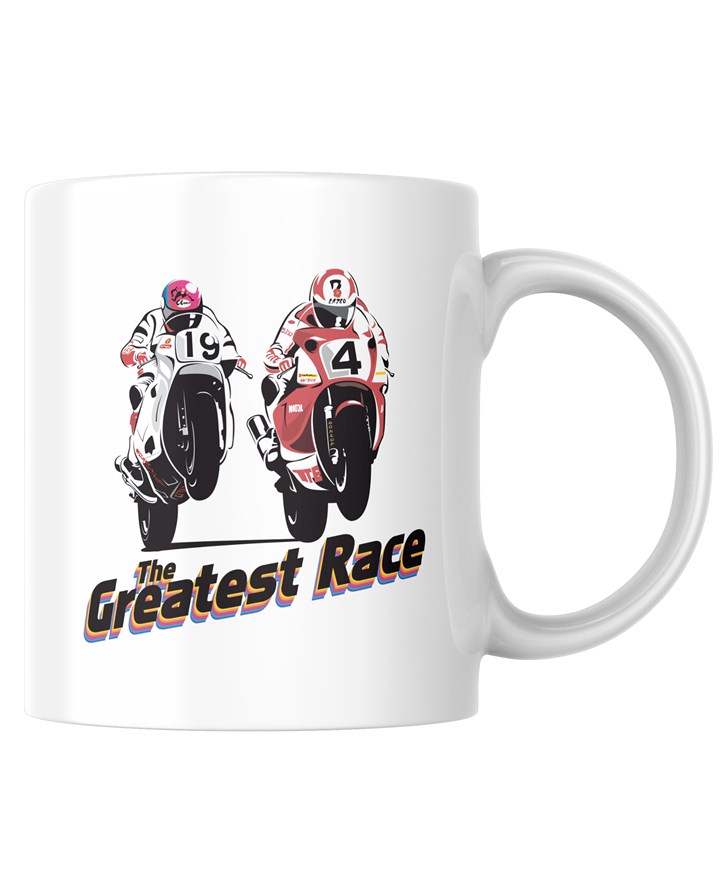 The Greatest Race Hislop vs Fogarty Mug - click to enlarge