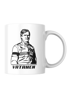 Ari Vatanen Stencil Print Mug
