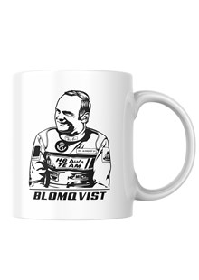 Stig Blomqvist Stencil Print Mug
