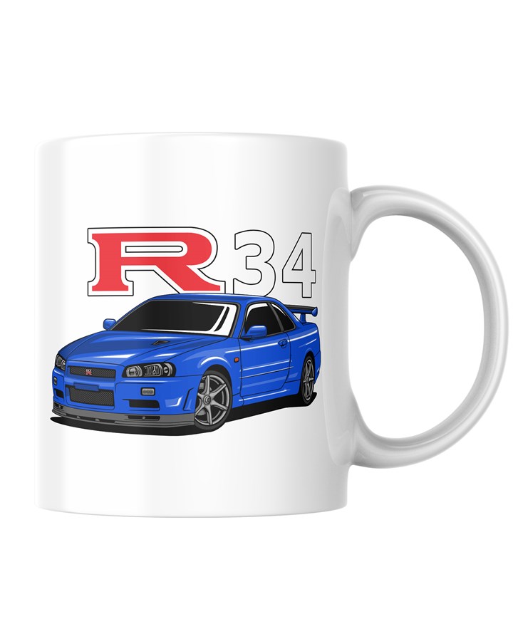Nissan Skyline R34 GTR Mug