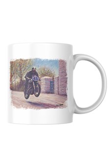 Geoff Duke Art Print Mug