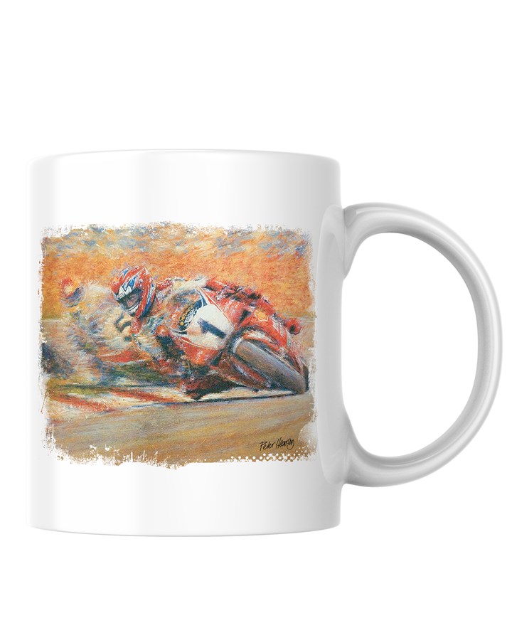 Carl Fogarty Motorcycel Art Mug