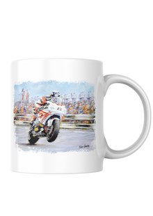 Guy Martin Art Print Mug