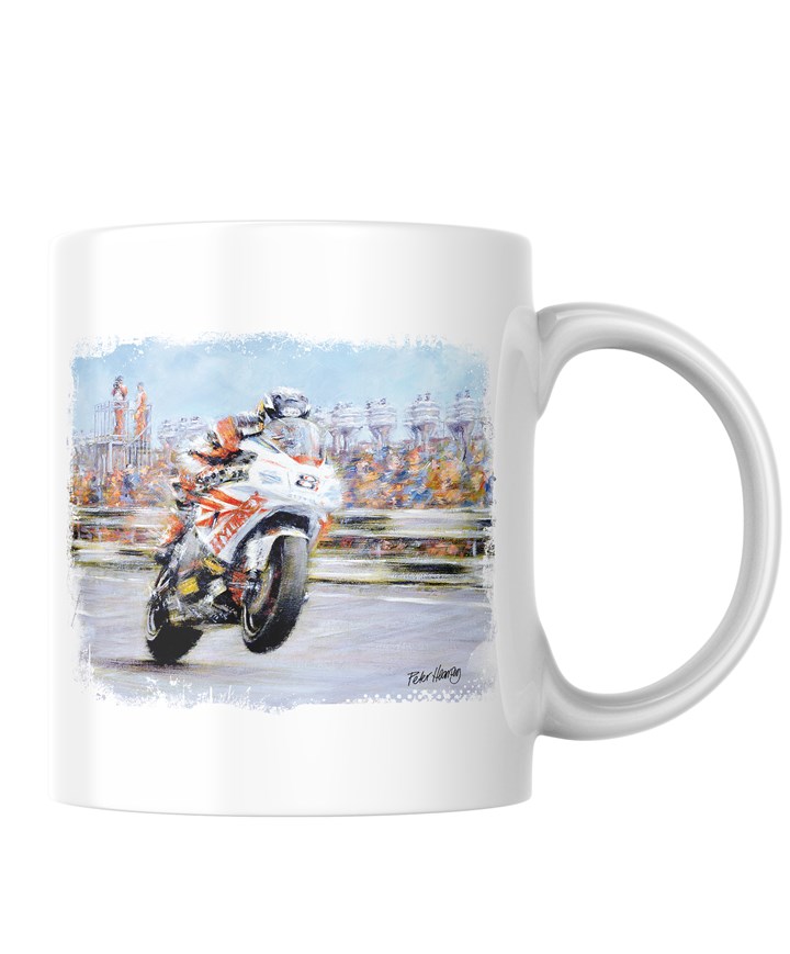 Guy Martin Art Print Mug