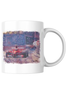 Michael Schumacher Art Print Mug