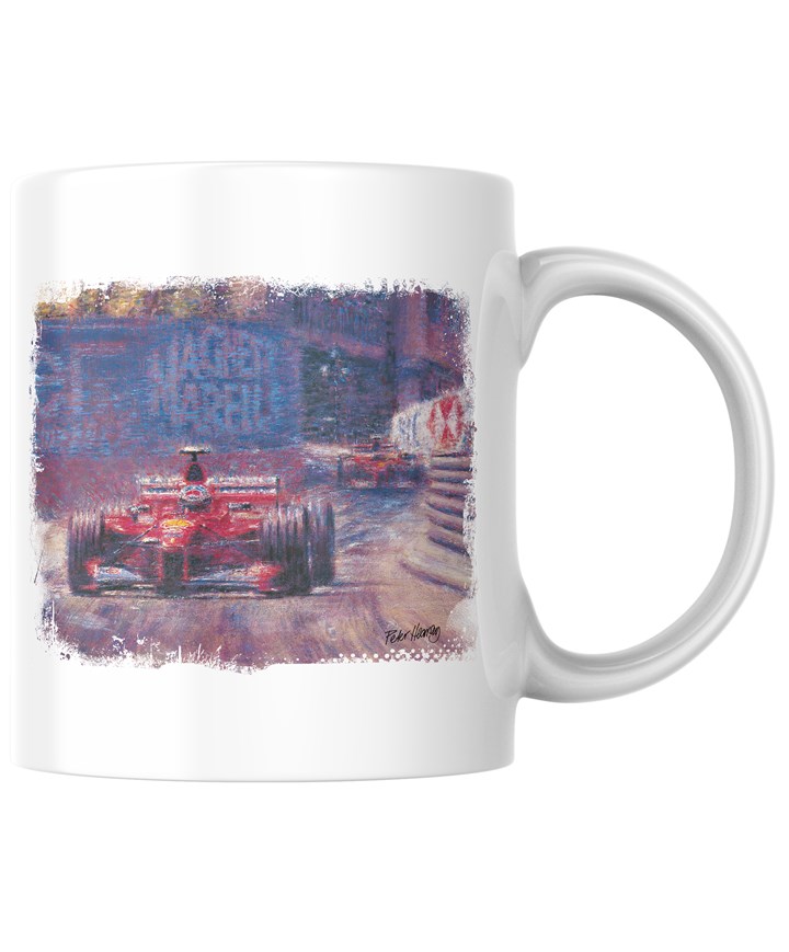 Michael Schumacher Art Print Mug