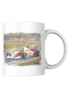 Ayrton Senna Art Print Mug