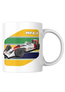 Ayrton Senna McLaren MP4/4 Mug