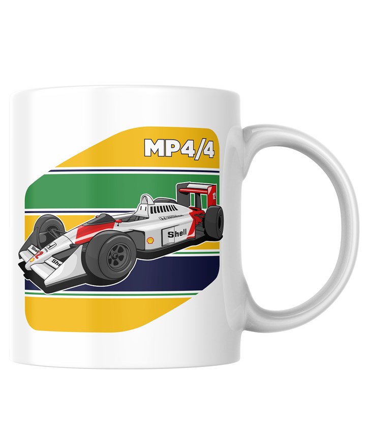 Ayrton Senna McLaren MP4/4 Mug