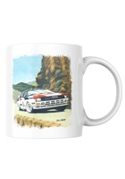 Audi Quattro A2 Rally Car Art Print Mug