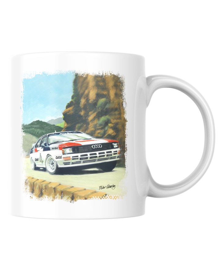 Audi Quattro A2 Rally Car Art Print Mug - click to enlarge