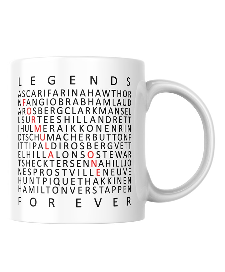 F1 Legends Forever Mug - click to enlarge