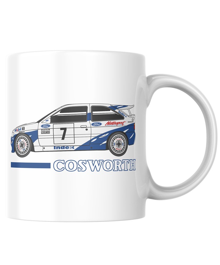 Ford Escort RS Cosworth Group A Rally Legend Mug