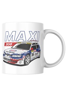 Peugeot 306 Maxi Group A Rally Legend Mug
