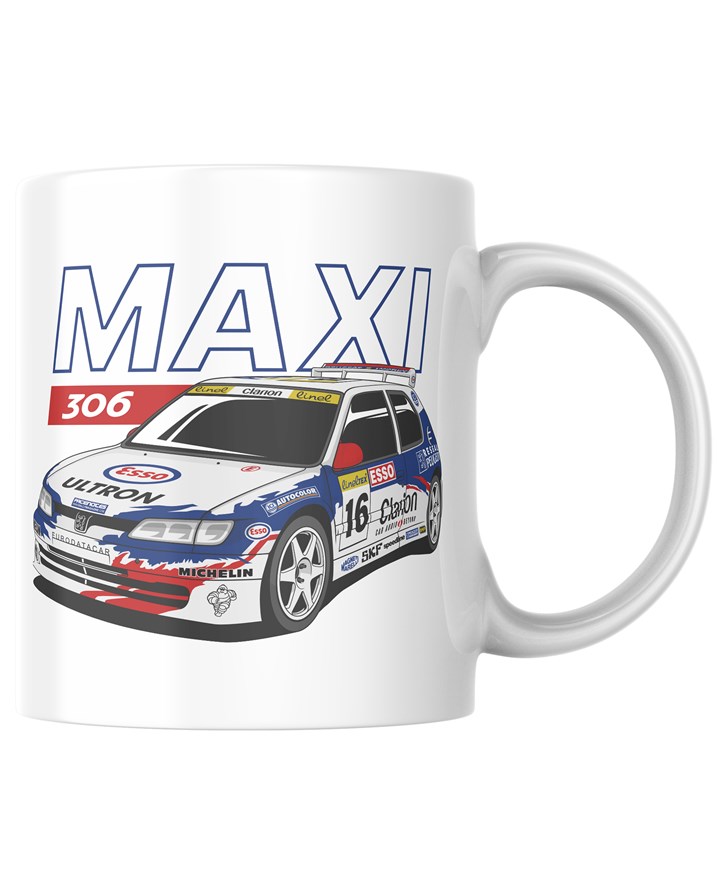 Peugeot 306 Maxi Group A Rally Legend Mug