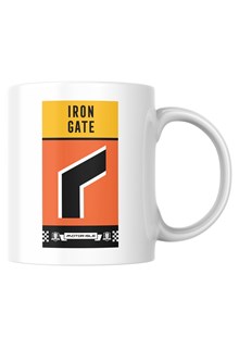 Southern 100 Corner Sign Iron Gate Mug