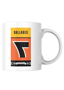 Southern 100 Corner Sign Ballabeg Mug