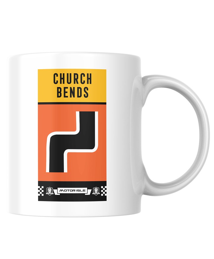 Southern 100 Corner Sign Church Bends Mug