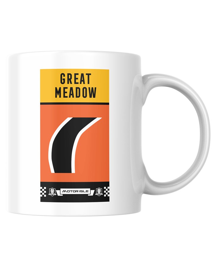 Southern 100 Corner Sign Great Meadow Mug