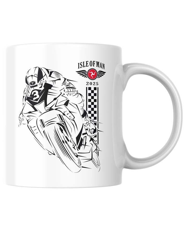 Isle of Man Road Races Shadow Bike 2025 Mug