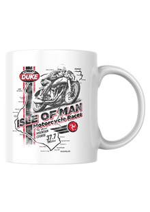 Isle of Man Road Races Geoff Duke Mug
