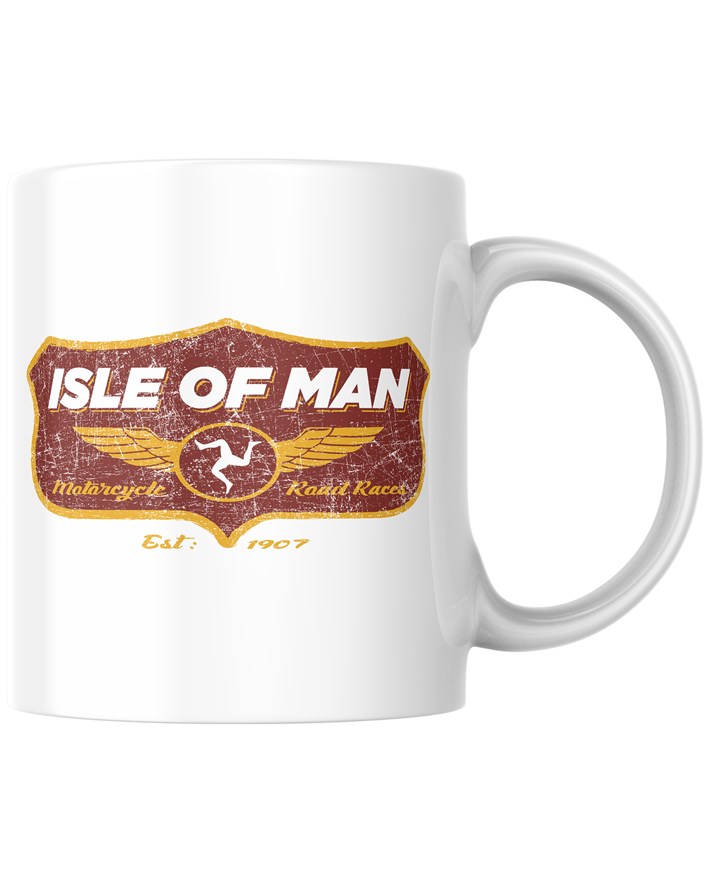 Isle of Man Road Racing Shield Mug