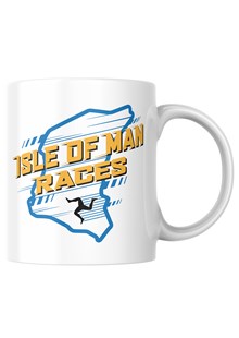 Isle of Man Course Map and 3 Legs Mug