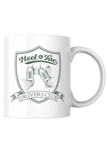 Heel & Toe Drivers Club Mug White