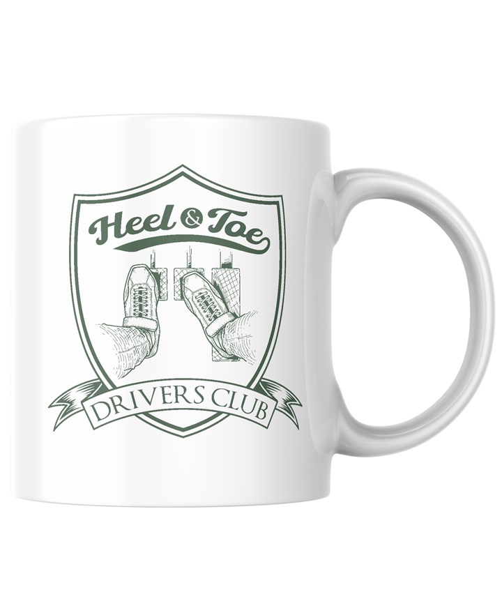 Heel & Toe Drivers Club Mug White