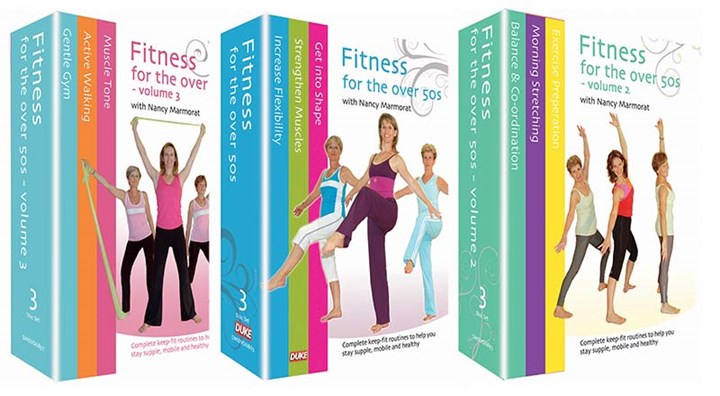 Fitness Over 50s 3 x Triple DVDs Sets