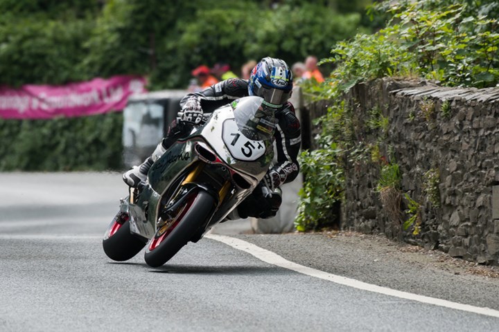 David Johnson Norton, Union Mills TT 2016 - click to enlarge