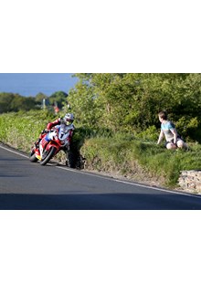 John McGuinness Tower Bends TT 2016.