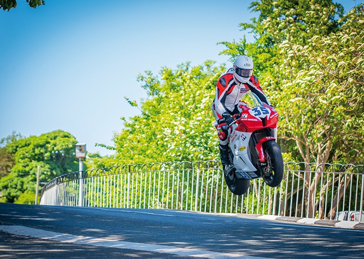 Michael Evans Ballaugh TT 2018 Print - click to enlarge