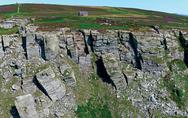 The Chasms - Isle of Man From the Air - Print - click to enlarge