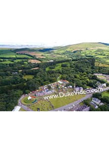 Tynwald Day - Isle of Man From the Air - Print