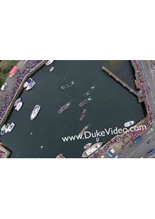 Castletown Tin Baths - Isle of Man From The Air - Print