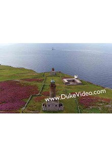 Calf of Man Lighthouses - Isle of Man From The Air - Print