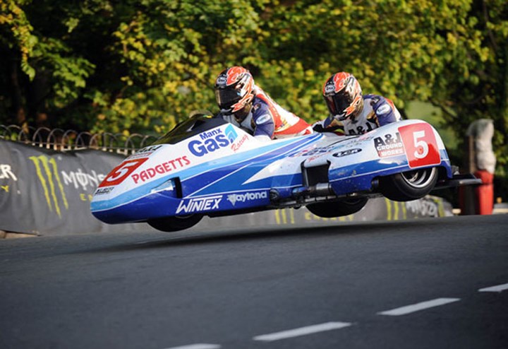 Klaus Klaffenbock Ballaugh Bridge TT 2010 Practice - click to enlarge